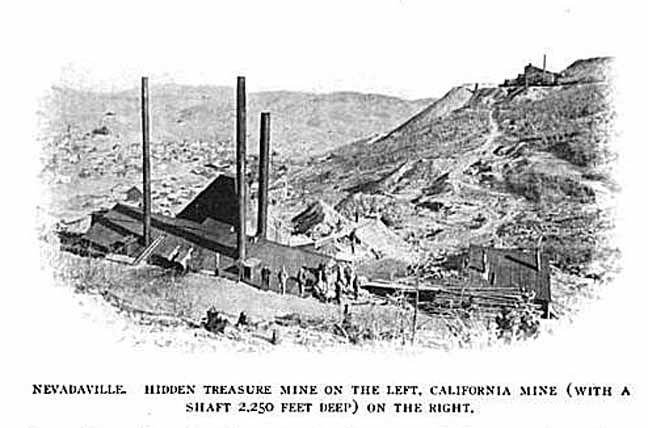 The image shows a black and white photo of a mountain with a shed and poles in the foreground, and...