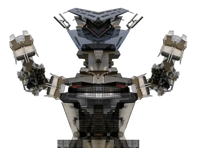 In this image we can see a robot.