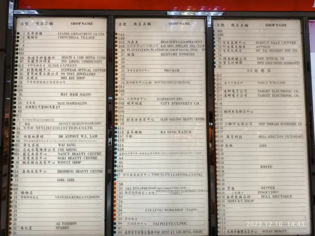 The image shows a menu board with Chinese writing on it in front of a building. The text on the...