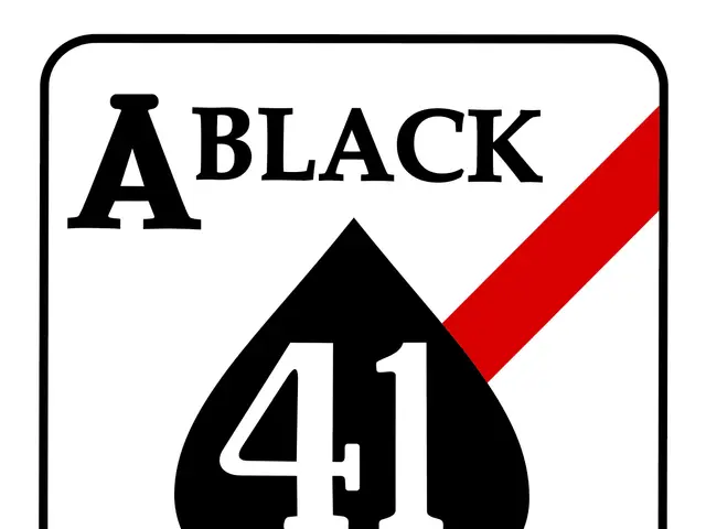 The image shows a black aces playing card with the number 41 on it, set against a white background....